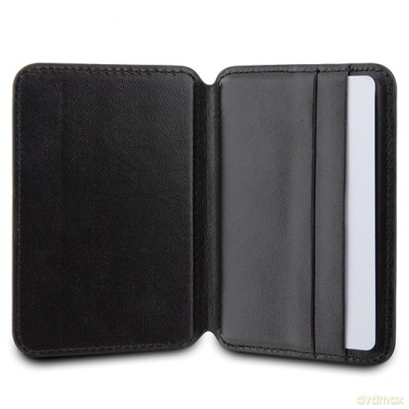 Karl Lagerfeld porfel KLWMSPSAKHCK czarny Magsafe Stand Saffiano Mono Choupette