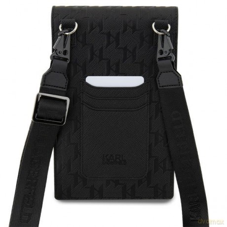 Karl Lagerfeld torba KLWBSAKHPKK czarna Saffiano Mono Ikonik