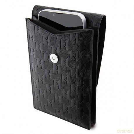 Karl Lagerfeld torba KLWBSAKHPKK czarna Saffiano Mono Ikonik