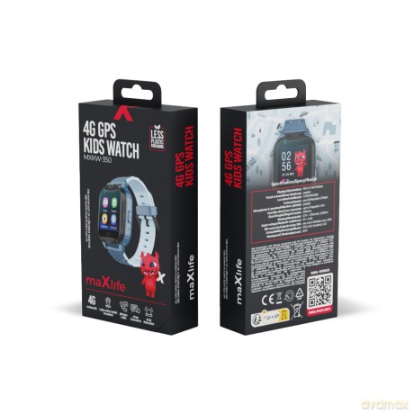 Maxlife smartwatch 4G MXKW-350 niebieski GPS WiFi