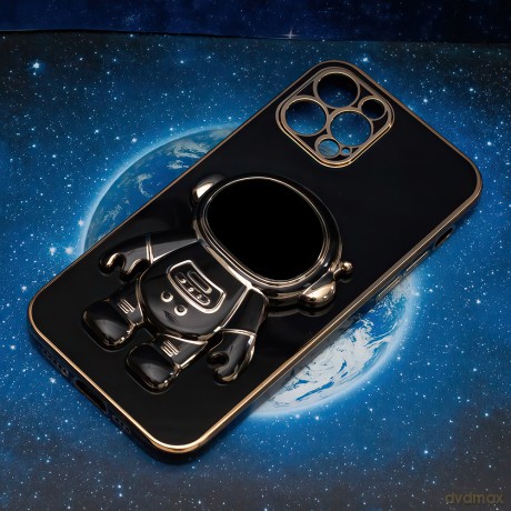 Nakładka Astronaut do iPhone 12 6,1" czarna
