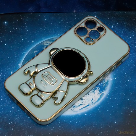 Nakładka Astronaut do iPhone 12 6,1" miętowa