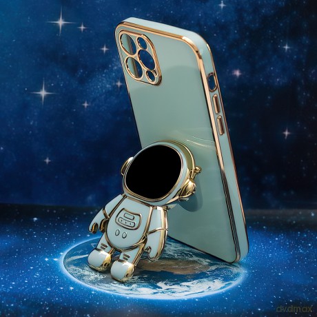 Nakładka Astronaut do iPhone 12 6,1" miętowa