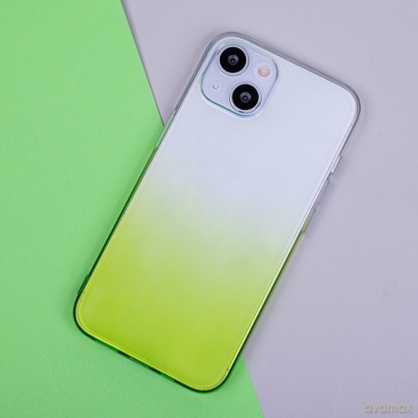 Nakładka Gradient 2 mm do iPhone 15 Plus 6,7" zielona