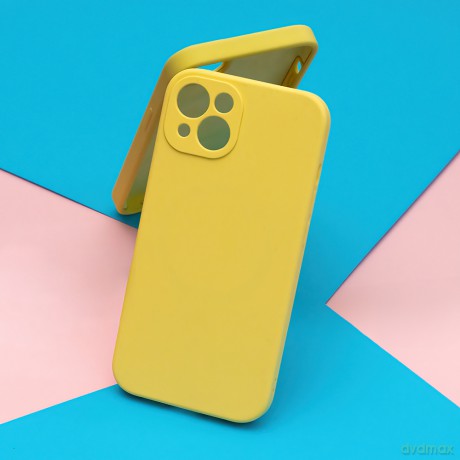 Nakładka Mag Invisible do iPhone 14 6,1" pastelowy żółty