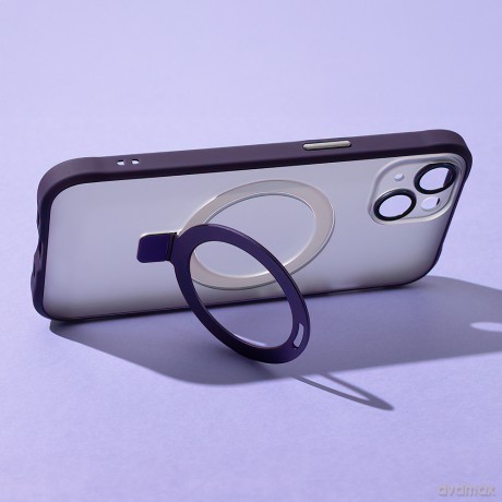 Nakładka Mag Ring do iPhone 12 6,1" fioletowy