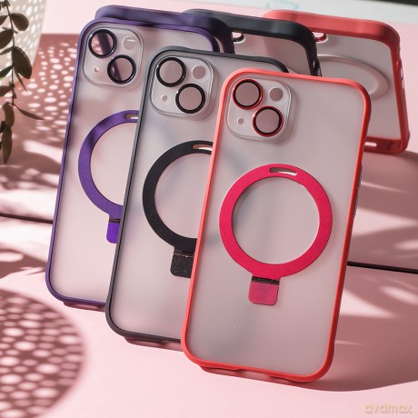Nakładka Mag Ring do iPhone 12 6,1" fioletowy