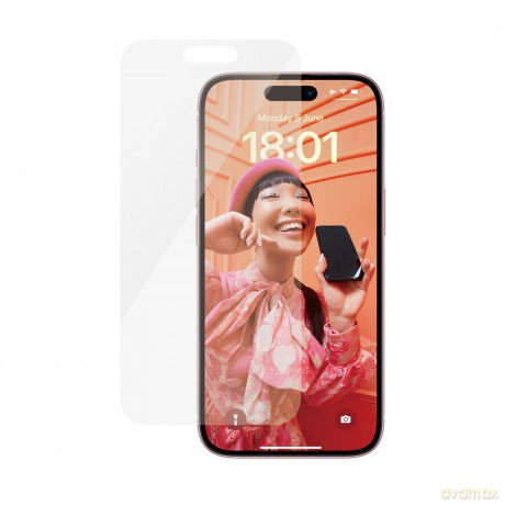 PanzerGlass szkło antybakteryjne Classic Fit do iPhone 15 Plus 6,7"