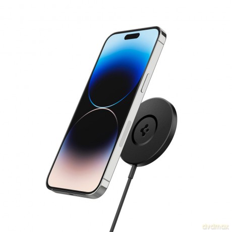 Spigen ładowarka bezprzewodowa PF2101 Arcfield Magnetic Magsafe Wireless Charger czarna