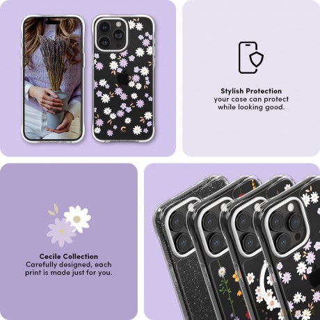 Spigen nakładka Cyrill Cecile do iPhone 15 Pro 6,1" Dream Daisy