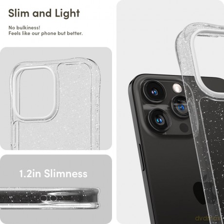 Spigen nakładka Cyrill Cecile do iPhone 15 Pro 6,1" Glitter Clear