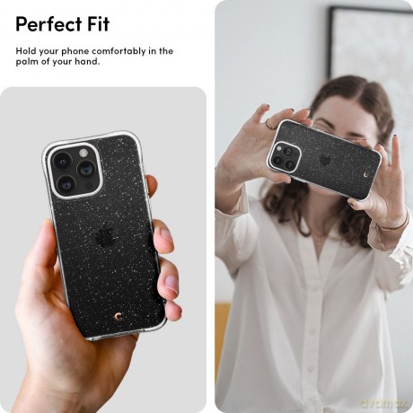 Spigen nakładka Cyrill Cecile do iPhone 15 Pro 6,1" Glitter Clear