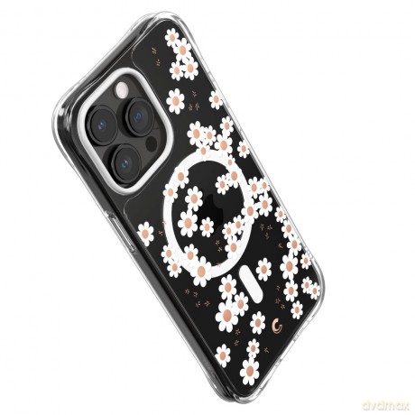 Spigen nakładka Cyrill Cecile Mag Magsafe do iPhone 15 Pro 6,1" biała Daisy