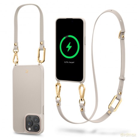 Spigen nakładka Cyrill Classic Charm Mag Magsafe do iPhone 15 Pro Max 6,7" Cream