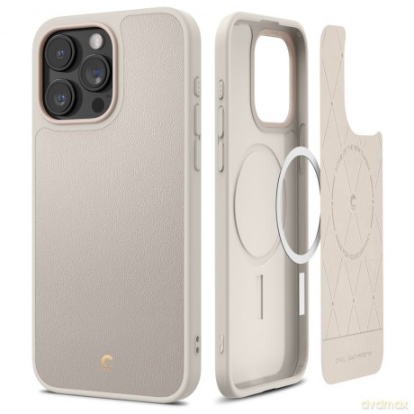 Spigen nakładka Cyrill Kajuk Mag Magsafe do iPhone 15 Pro 6,1" Cream