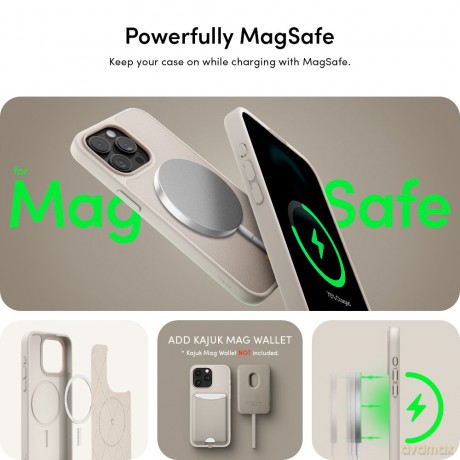 Spigen nakładka Cyrill Kajuk Mag Magsafe do iPhone 15 Pro 6,1" Cream