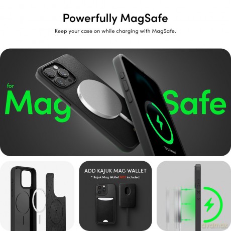 Spigen nakładka Cyrill Kajuk Mag Magsafe do iPhone 15 Pro 6,1" czarna