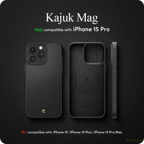 Spigen nakładka Cyrill Kajuk Mag Magsafe do iPhone 15 Pro 6,1" czarna