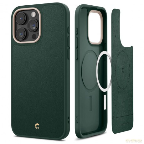 Spigen nakładka Cyrill Kajuk Mag Magsafe do iPhone 15 Pro 6,1" Forest Green