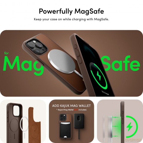 Spigen nakładka Cyrill Kajuk Mag Magsafe do iPhone 15 Pro 6,1" Saddle Brown