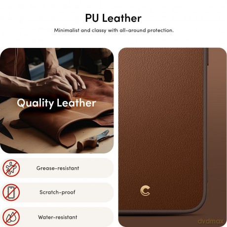 Spigen nakładka Cyrill Kajuk Mag Magsafe do iPhone 15 Pro 6,1" Saddle Brown