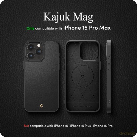 Spigen nakładka Cyrill Kajuk Mag Magsafe do iPhone 15 Pro Max 6,7" czarna