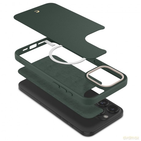 Spigen nakładka Cyrill Kajuk Mag Magsafe do iPhone 15 Pro Max 6,7" Forest Green