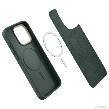 Spigen nakładka Cyrill Kajuk Mag Magsafe do iPhone 15 Pro Max 6,7" Forest Green
