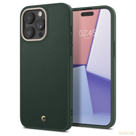 Spigen nakładka Cyrill Kajuk Mag Magsafe do iPhone 15 Pro Max 6,7" Forest Green