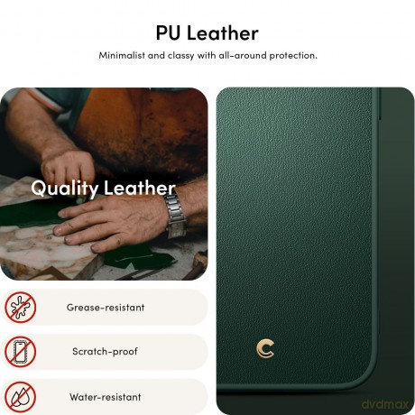 Spigen nakładka Cyrill Kajuk Mag Magsafe do iPhone 15 Pro Max 6,7" Forest Green