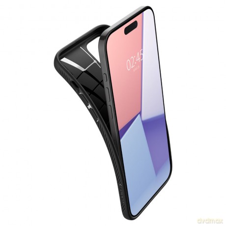 Spigen nakładka Liquid Air do iPhone 15 Pro Max 6,7" matowa czarna