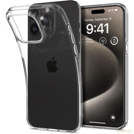 Spigen nakładka Liquid Crystal do iPhone 15 Pro Max 6,7" Crystal Clear