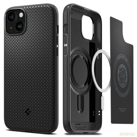Spigen nakładka Mag Armor Magsafe do iPhone 15 Plus 6,7" matowa czarna