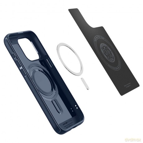 Spigen nakładka Mag Armor Magsafe do iPhone 15 Pro Max 6,7" granatowa