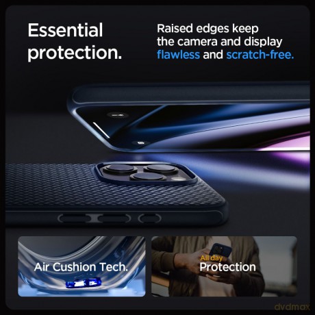 Spigen nakładka Mag Armor Magsafe do iPhone 15 Pro Max 6,7" granatowa