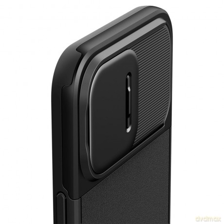 Spigen nakładka Optik Armor Mag Magsafe do iPhone 15 Pro 6,1" czarna