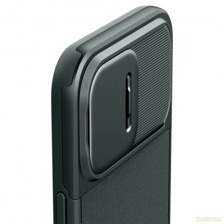 Spigen nakładka Optik Armor Mag Magsafe do iPhone 15 Pro Max 6,7" Abyss Green