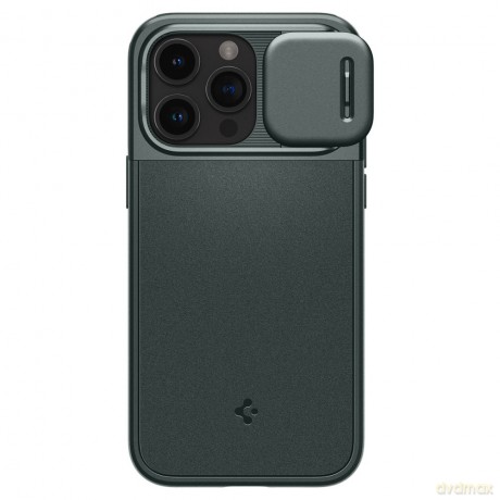 Spigen nakładka Optik Armor Mag Magsafe do iPhone 15 Pro Max 6,7" Abyss Green