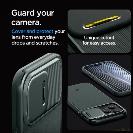 Spigen nakładka Optik Armor Mag Magsafe do iPhone 15 Pro Max 6,7" Abyss Green