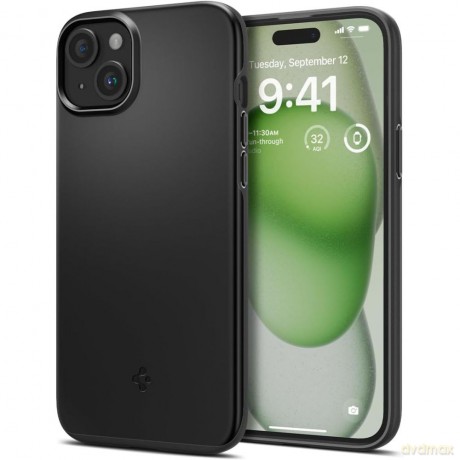 Spigen nakładka Thin Fit do iPhone 15 Plus 6,7" czarna