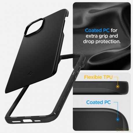 Spigen nakładka Thin Fit do iPhone 15 Plus 6,7" czarna