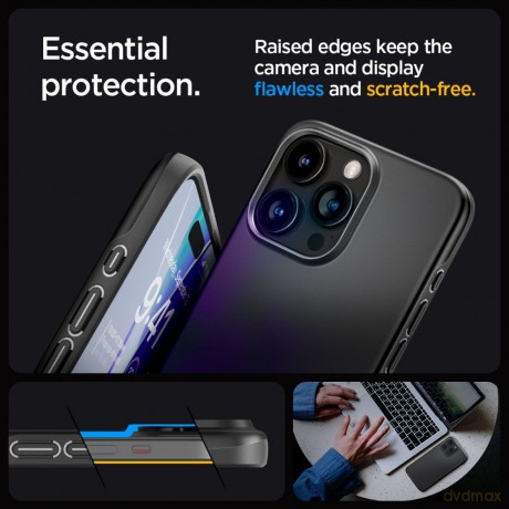 Spigen nakładka Thin Fit do iPhone 15 Pro Max 6,7" czarna