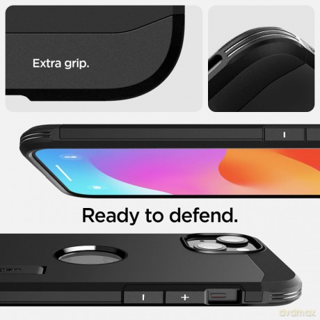 Spigen nakładka Tough Armor Mag Magsafe do iPhone 15 czarna