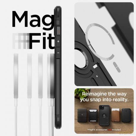 Spigen nakładka Tough Armor Mag Magsafe do iPhone 15 czarna