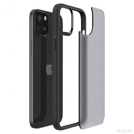 Spigen nakładka Ultra Hybrid do iPhone 15 6,1" Frost czarna