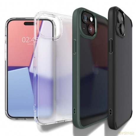Spigen nakładka Ultra Hybrid do iPhone 15 6,1" Frost czarna