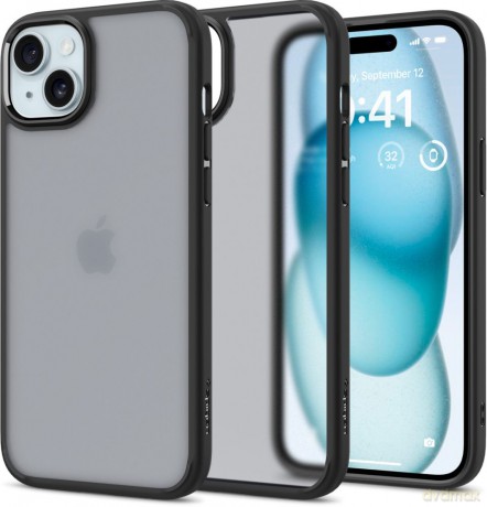 Spigen nakładka Ultra Hybrid do iPhone 15 6,1" Frost czarna