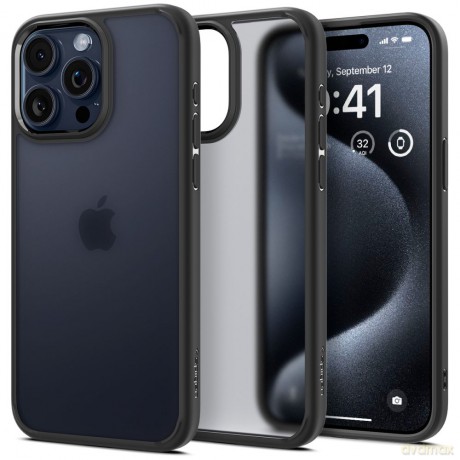 Spigen nakładka Ultra Hybrid do iPhone 15 Pro 6,1" Frost czarna