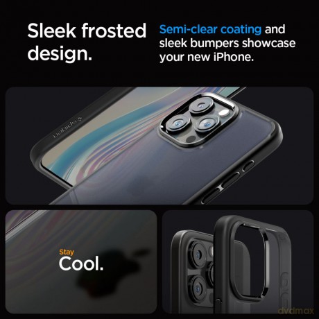 Spigen nakładka Ultra Hybrid do iPhone 15 Pro 6,1" Frost czarna