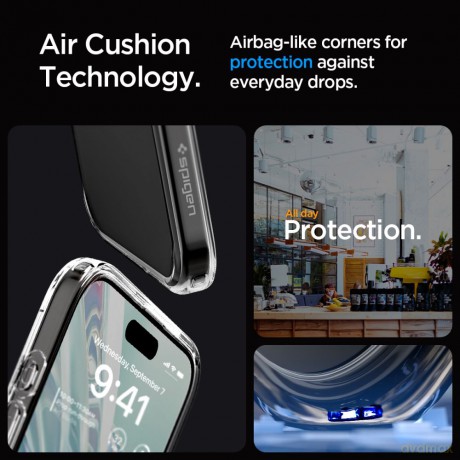 Spigen nakładka Ultra Hybrid do iPhone 15 Pro Max 6,7" Frost Clear